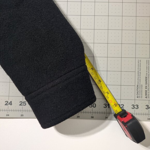 & Other Stories Jacket Size XSmall Black Wool Blend Belted Mid Hip Length Button - Picture 15 of 16